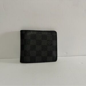 LV Louis Vuitton Damien monogram Black Wallet Belford